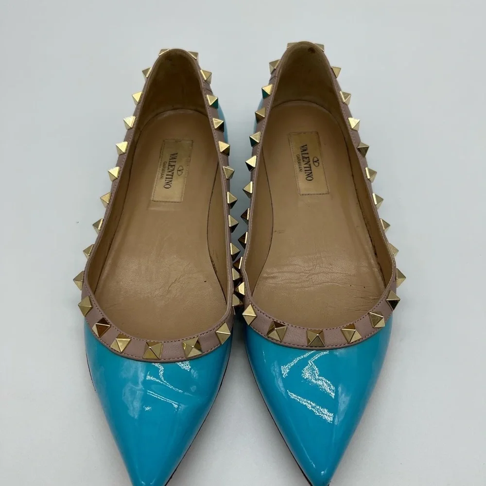 Authentic Valentino Garavani rockstud flats - Picture 1 of 10